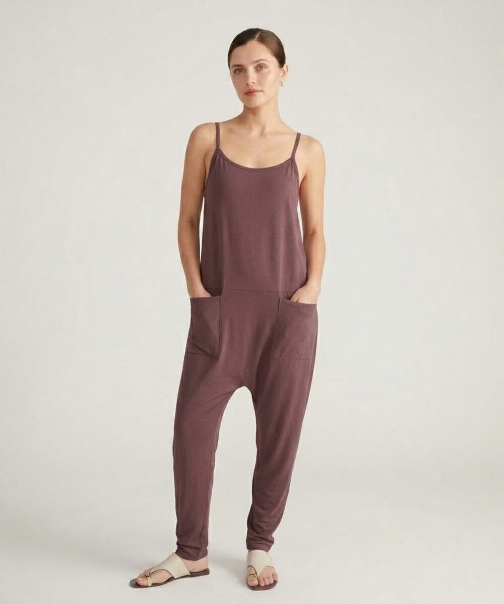 NWT Universal Standard Ultimates Jackson Jumpsuit Overalls Pink Women's Size 3XS